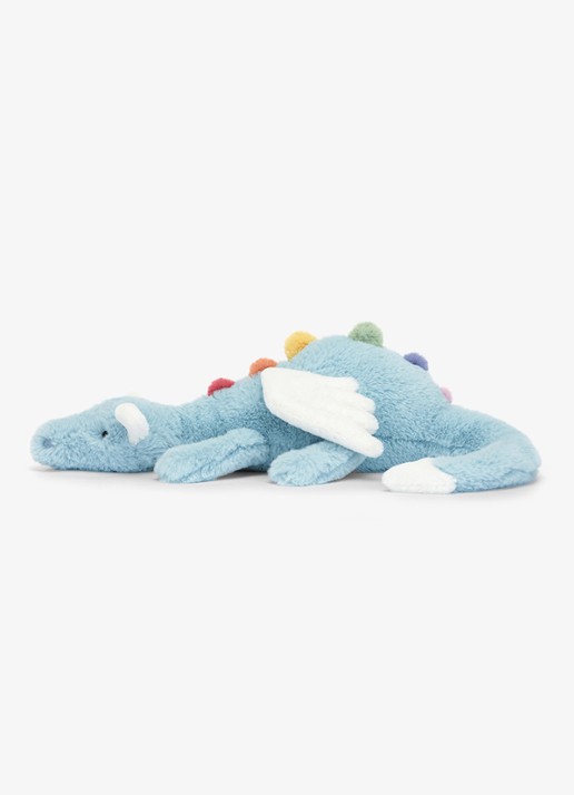 Jellycat Sky Dragon knuffel 12 cm - detail 3 blauw
