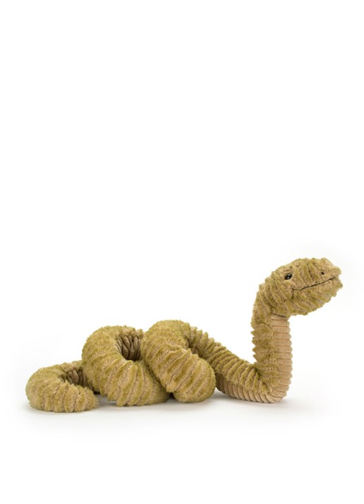 Jellycat Slither Snake 27 cm - achterkant 4 khaki