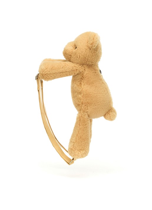 Jellycat Smudge Bear Backpack - voorkant 2 multicolor