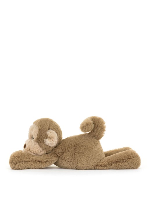 Jellycat Smudge Monkey Tiny knuffel 13 cm - detail 2 multicolor