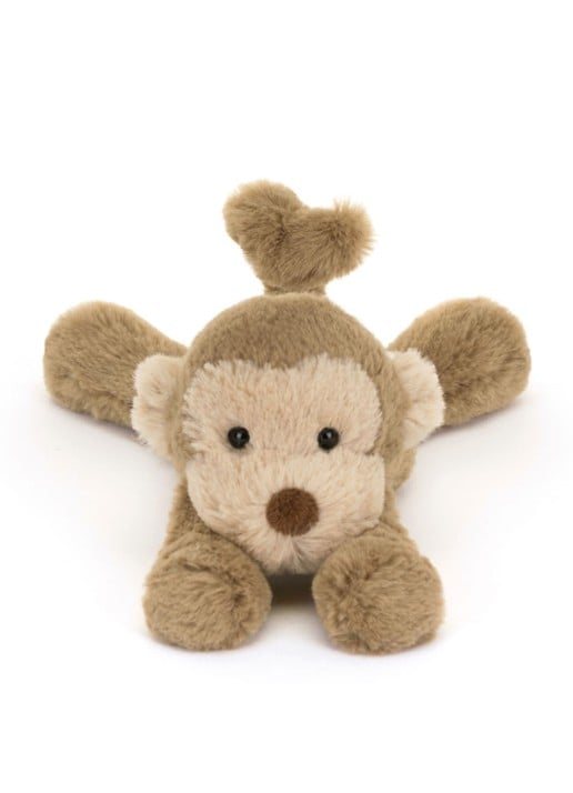 Jellycat Smudge Monkey Tiny knuffel 13 cm - detail 3 multicolor