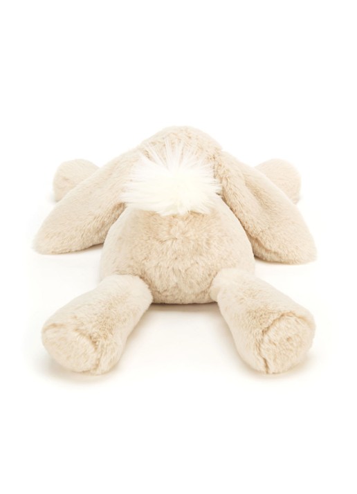 Jellycat Smudge Rabbit knuffel 13 cm - achterkant 3 gebroken wit
