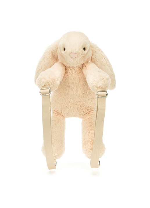Jellycat Smudge Rabbit knuffelrugzak 43 cm - voorkant 2 multicolor