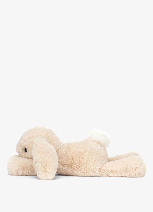 Jellycat Smudge Rabbit Tiny knuffel  - detail 4 gebroken wit