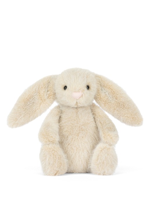 Jellycat Wheat Flufflet Bunny knuffel 18 cm - detail 3 multicolor