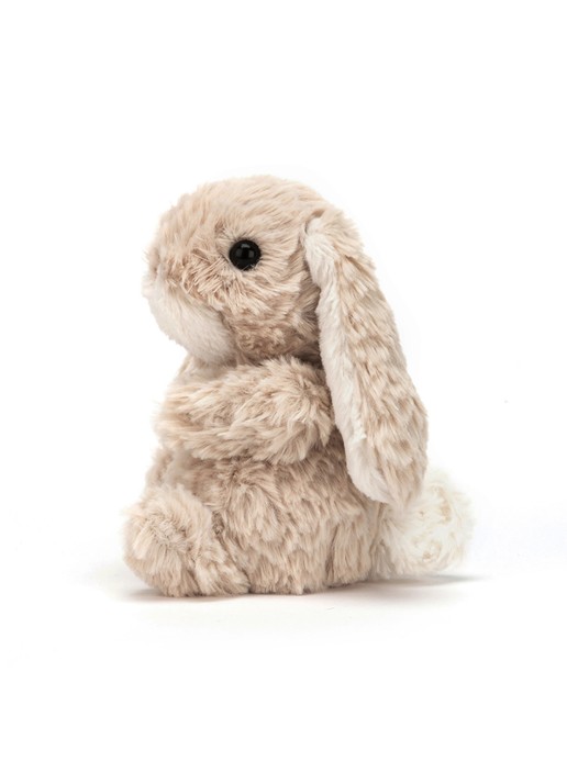 Jellycat Yummy Bunny knuffel 15 cm - detail 3 beige