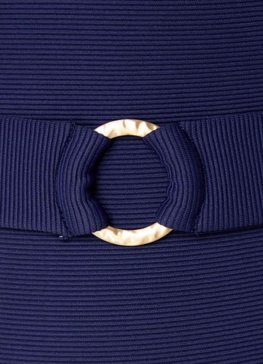 JETS Australia Isla badpak met uitneembare vulling en ceintuur - detail 3 donkerblauw