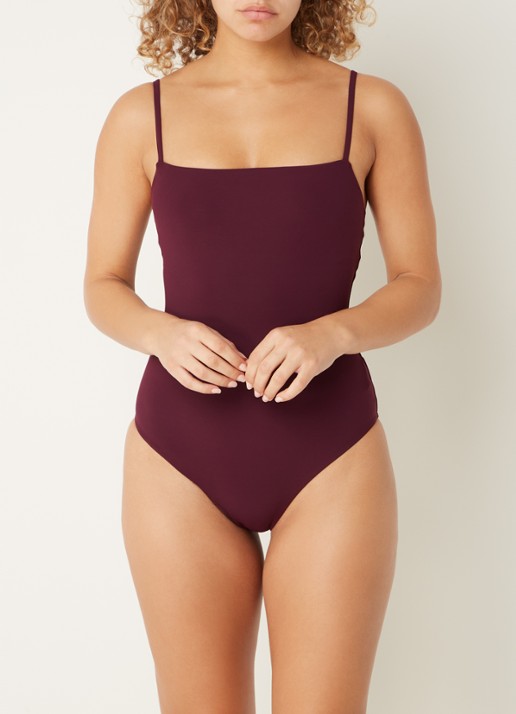 JETS Australia Jetset badpak met uitneembare vulling - voorkant 2 aubergine