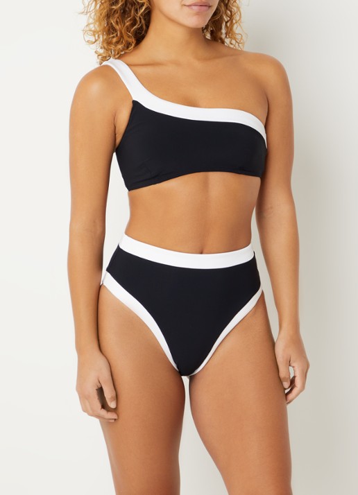 JETS Australia Jetset Eternal one shoulder bikinitop met uitneembare vulling