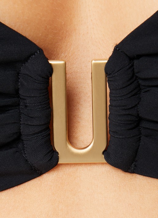 JETS Australia Jetset halter bikinitop met uitneembare vulling - detail 2 zwart