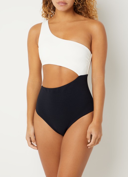JETS Australia One shoulder badpak met uitneembare vulling en cut-out detail