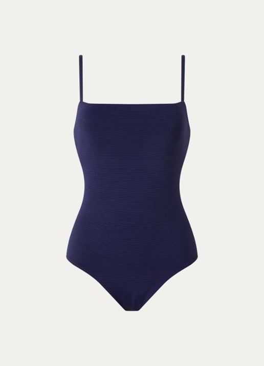 JETS Australia Versa Rib badpak met uitneembare vulling - voorkant 2 blauw