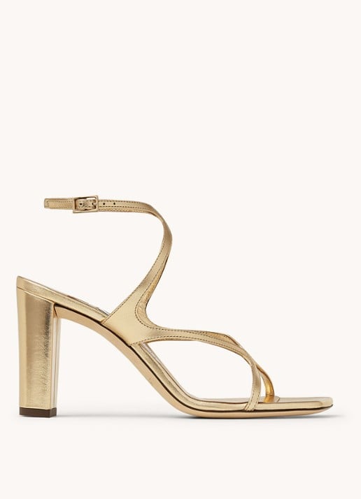 Jimmy Choo Azie 85 sandalette van lamsleer