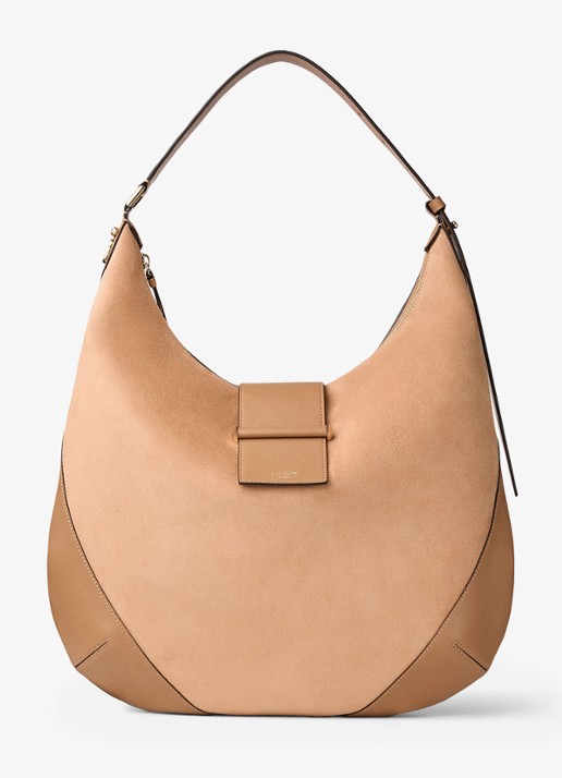 Jimmy Choo Bar Hobo/M schoudertas van suède