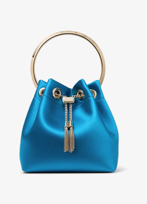 Jimmy Choo Bon Bon handtas van satijn
