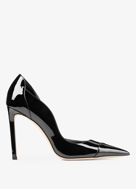 Jimmy Choo Brigitte 100 pump van lakleer
