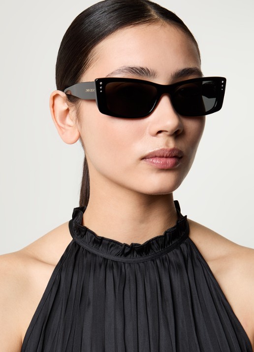 Jimmy Choo Cat Eye zonnebril JC5002BU - voorkant 5 zwart