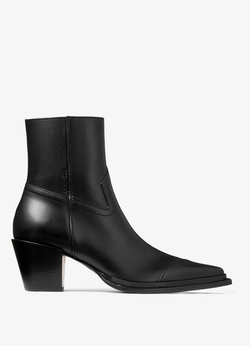 Jimmy Choo Cece enkellaars van kalfsleer 60 - voorkant 3 zwart