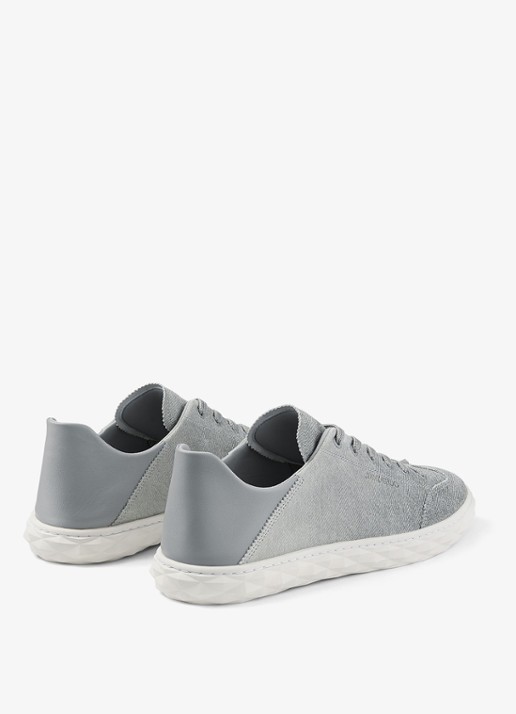 Jimmy Choo Diamond Light Flex/F sneaker met leren details - achterkant 4 grijs