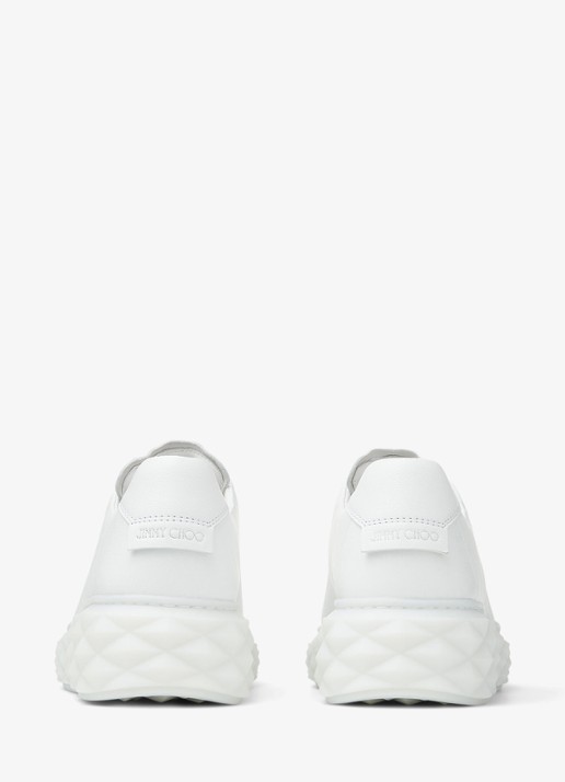 Jimmy Choo Diamond Light Maxi/F sneaker van leer - achterkant 6 wit