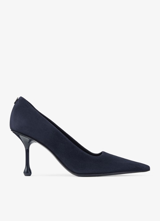 Jimmy Choo Ixia 80 pump van geitensuède