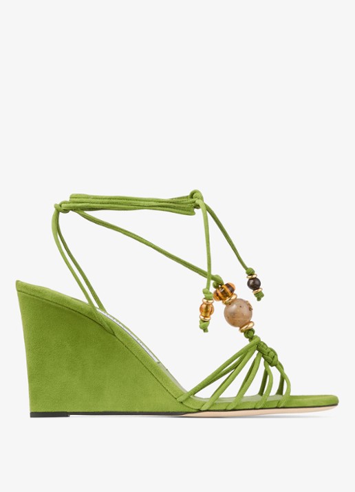 Jimmy Choo Lova 85 sleehak van geitensuède