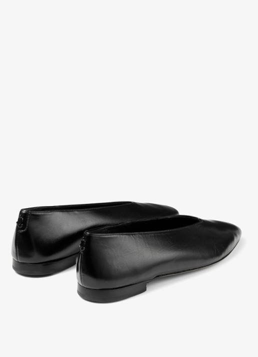 Jimmy Choo Margot ballerina van kalfssuède - achterkant 5 zwart