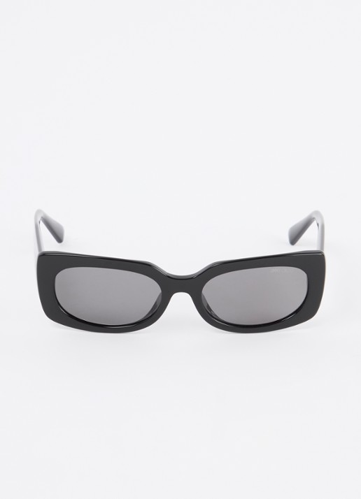 Jimmy Choo Retro zonnebril gepolariseerd JC5029U - detail zwart