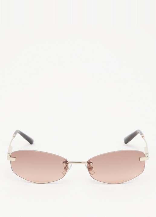 Jimmy Choo Retro zonnebril JC4013D   - detail 2 donkerbruin
