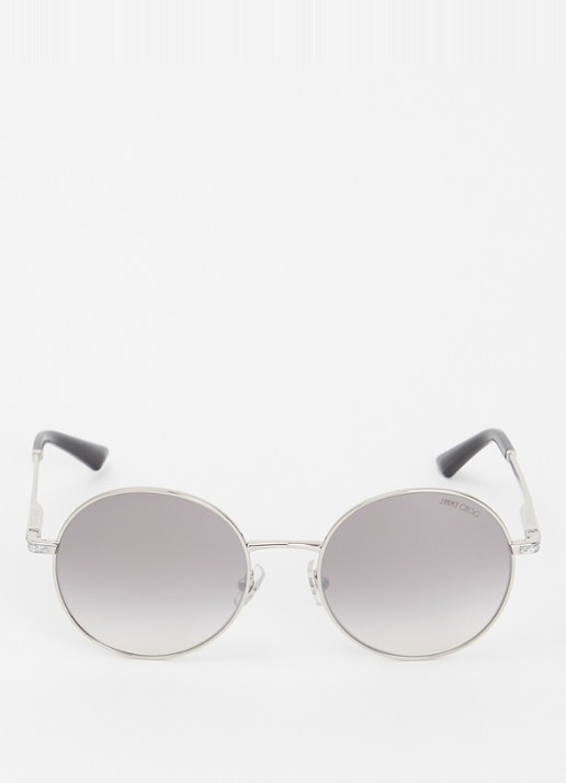 Jimmy Choo Retro zonnebril JC4028J - detail zilver