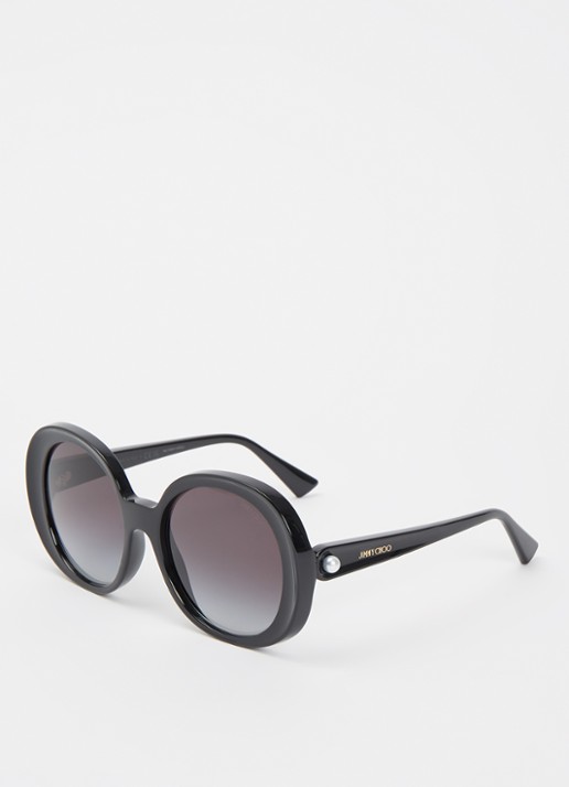 Jimmy Choo Retro zonnebril JC6004HU - voorkant 4 zwart