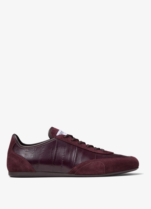 Jimmy Choo Sunny/F sneaker van leer met suède details