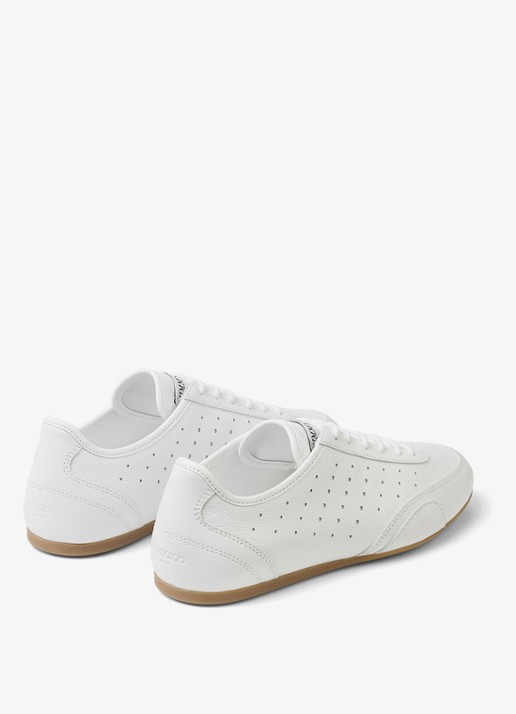Jimmy Choo Sunny/F sneaker van leer - achterkant 5 wit