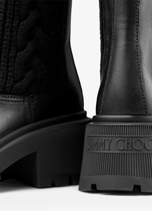 Jimmy Choo Tamia chelsea boot van kalfsleer - detail 3 zwart