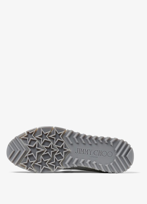 Jimmy Choo Veles sneaker in kasjmierblend - detail 6 grijsmele