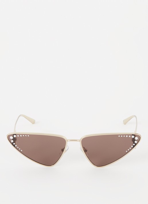 Jimmy Choo Zonnebril JC4001B - detail 3 goud