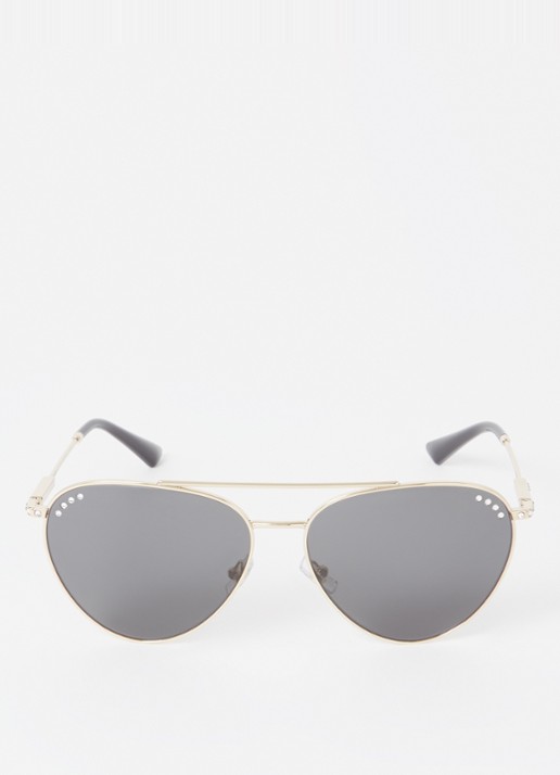 Jimmy Choo Zonnebril JC4002B - detail goud