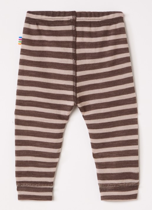 Joha Legging in wolblend met print - voorkant 3 bruin
