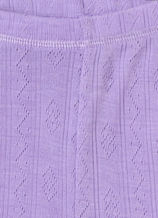 Joha Legging met ribstructuur - detail 3 paars