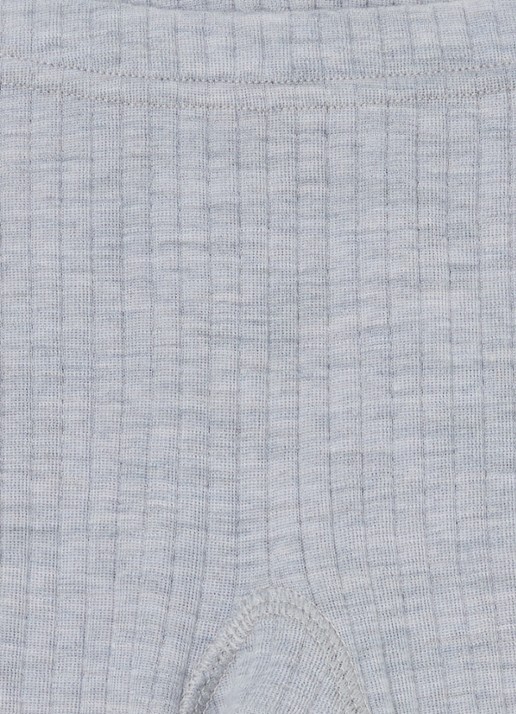 Joha Ribgebreide maillot van merino wol - detail 3 grijs