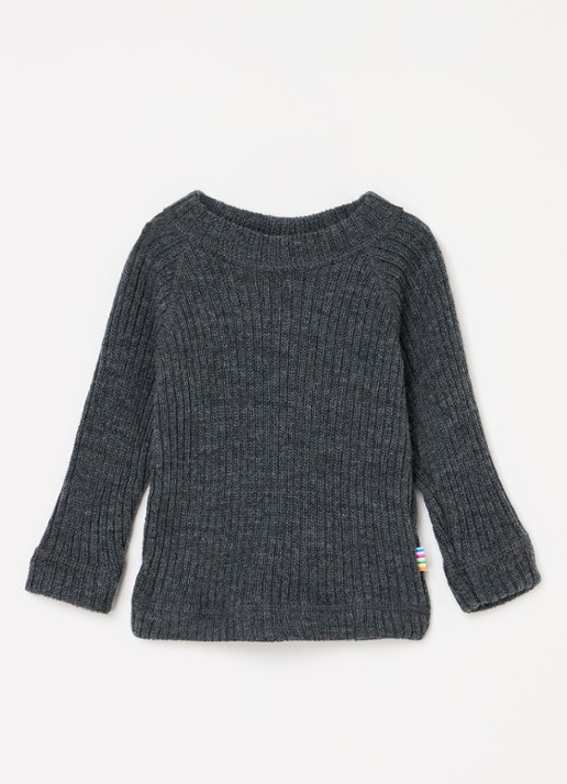 Joha Ribgebreide pullover van merino wol