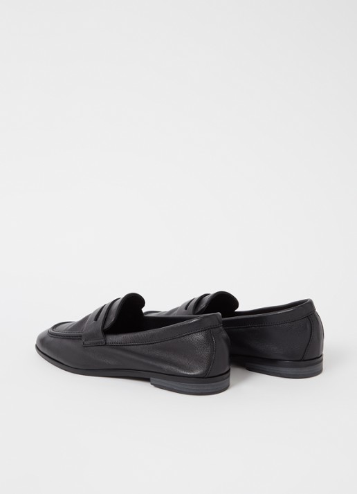 Jonak Aca loafer van leer - achterkant 4 zwart