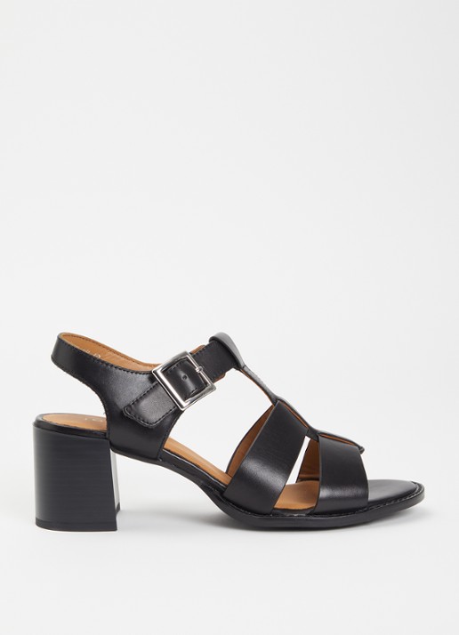 Jonak Alexandrie sandalette van leer met gespdetail