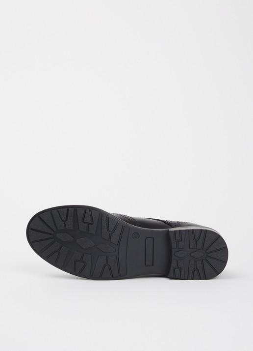 Jonak Altitude brogue van leer - detail 6 zwart