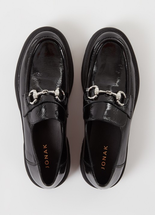 Jonak Anton loafer van lakleer - detail 3 zwart