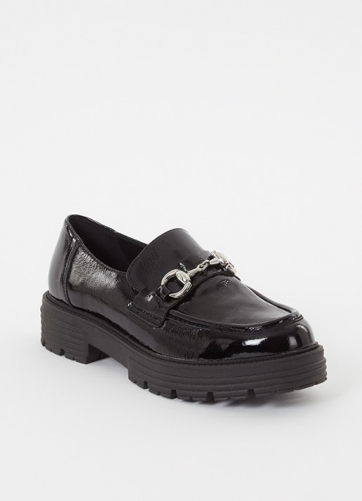 Jonak Anton loafer van lakleer - voorkant 5 zwart