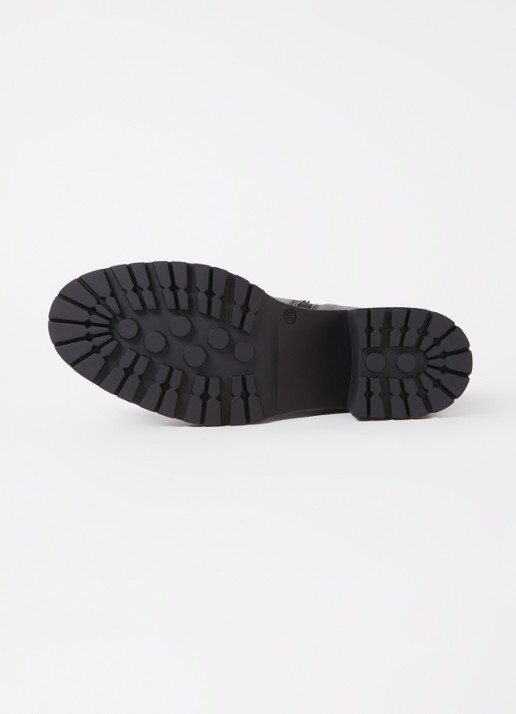 Jonak Cecile chelsea boot van leer - detail 3 zwart
