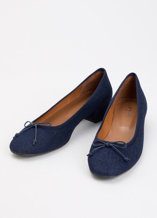 Jonak Dadou ballerina van denim - detail 4 denim