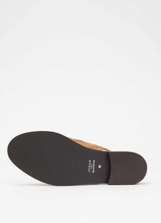 Jonak Delphy slingback van suéde  - detail 6 bruin