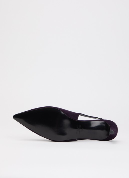 Jonak Diamantelle slingback van geitensuède - detail 4 paars